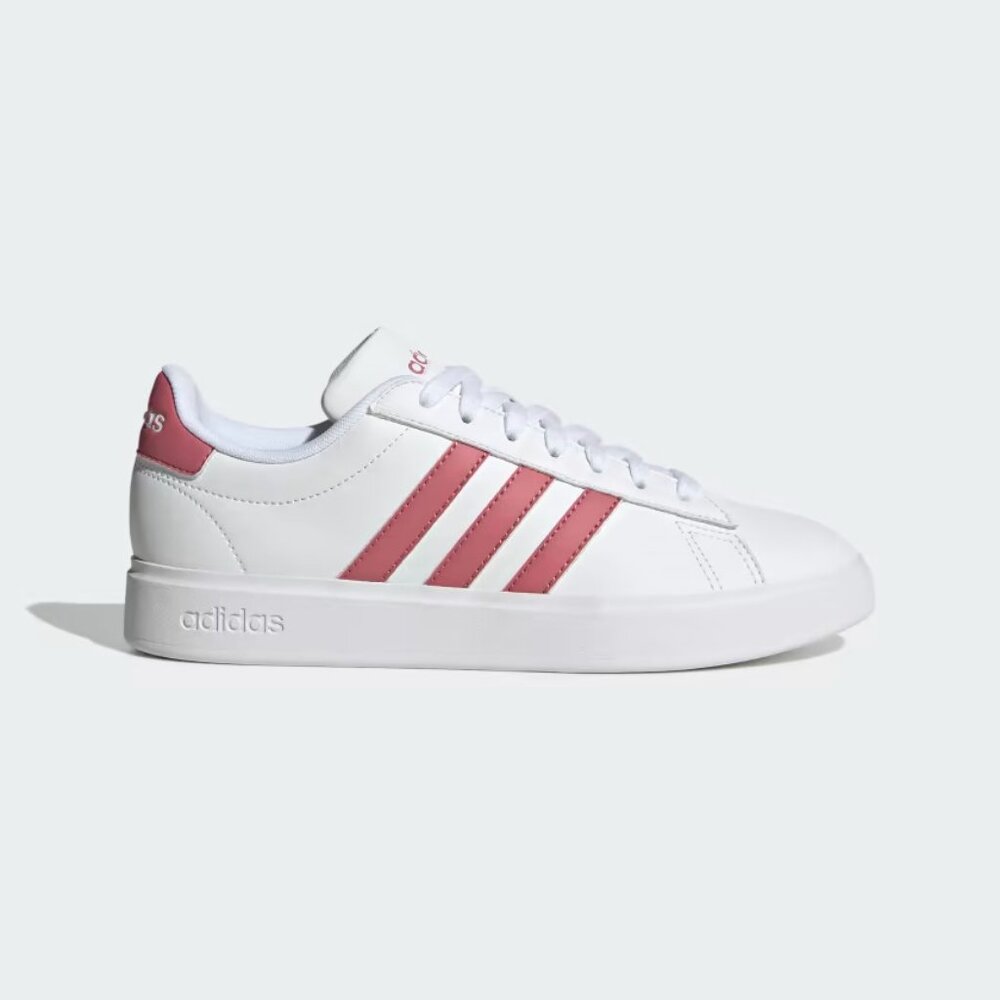 NWT Adidas Grand Court Women's Shoes - White/Magenta - HP2537